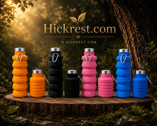 HICKREST® FlexBottle Faltbare Premium Silikon-Trinkflasche