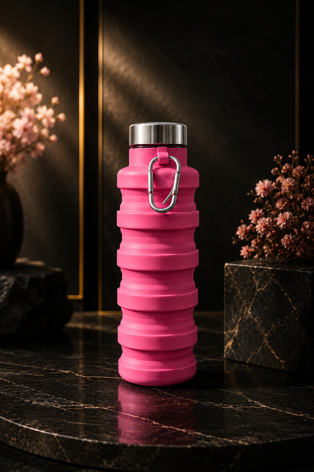 HICKREST® FlexBottle Faltbare Premium Silikon-Trinkflasche