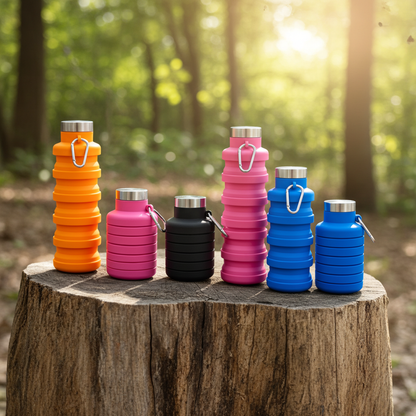 HICKREST® FlexBottle Faltbare Premium Silikon-Trinkflasche